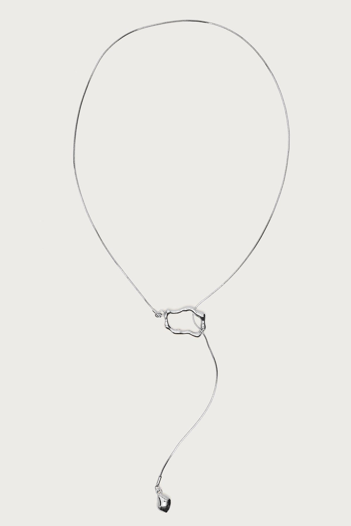 Abstract Pendant Cascading Necklace-Milans Time