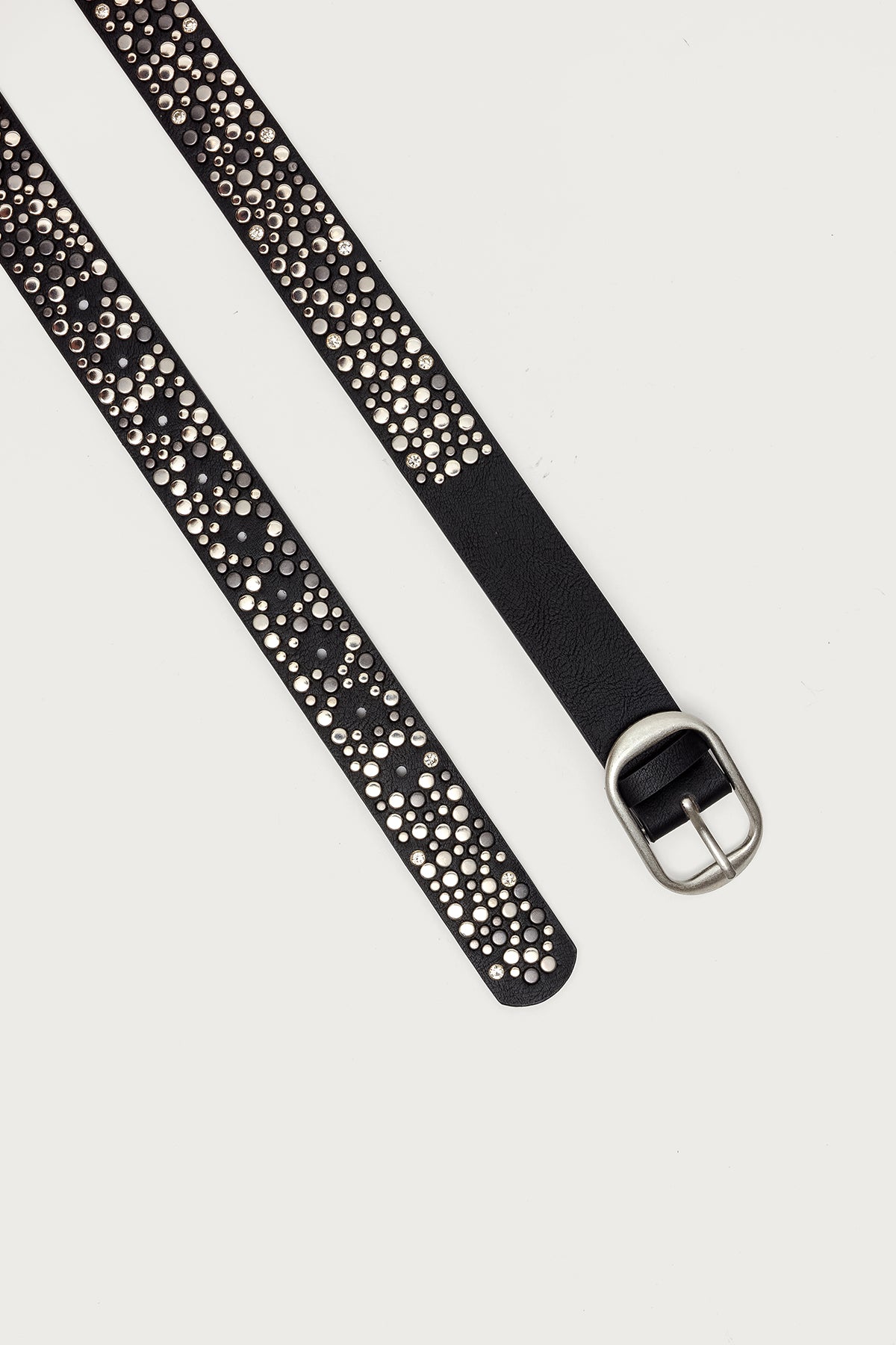 Zinia Studded Faux Leather Belt-Milans Time
