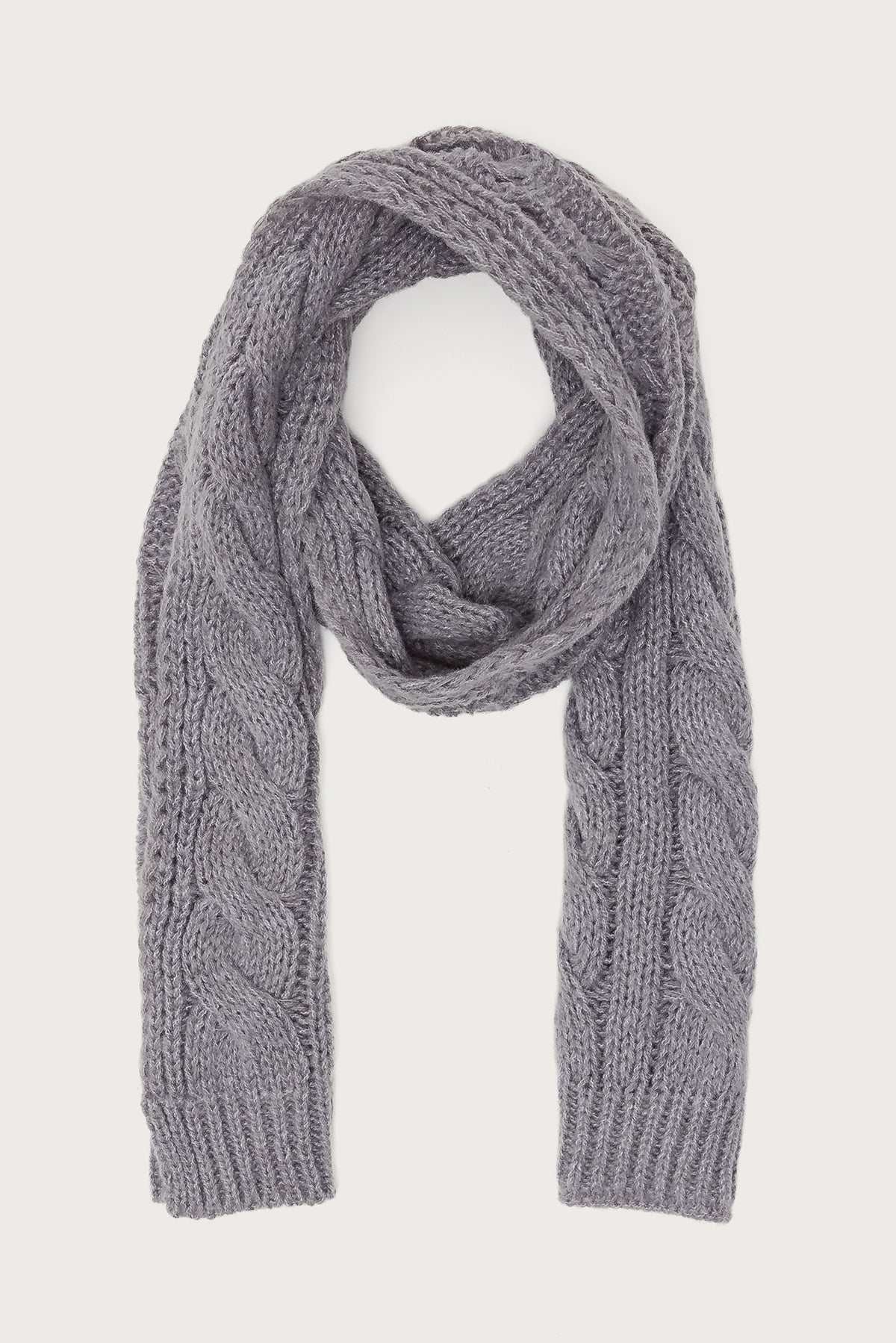 Cable Knit Scarf-Milans Time