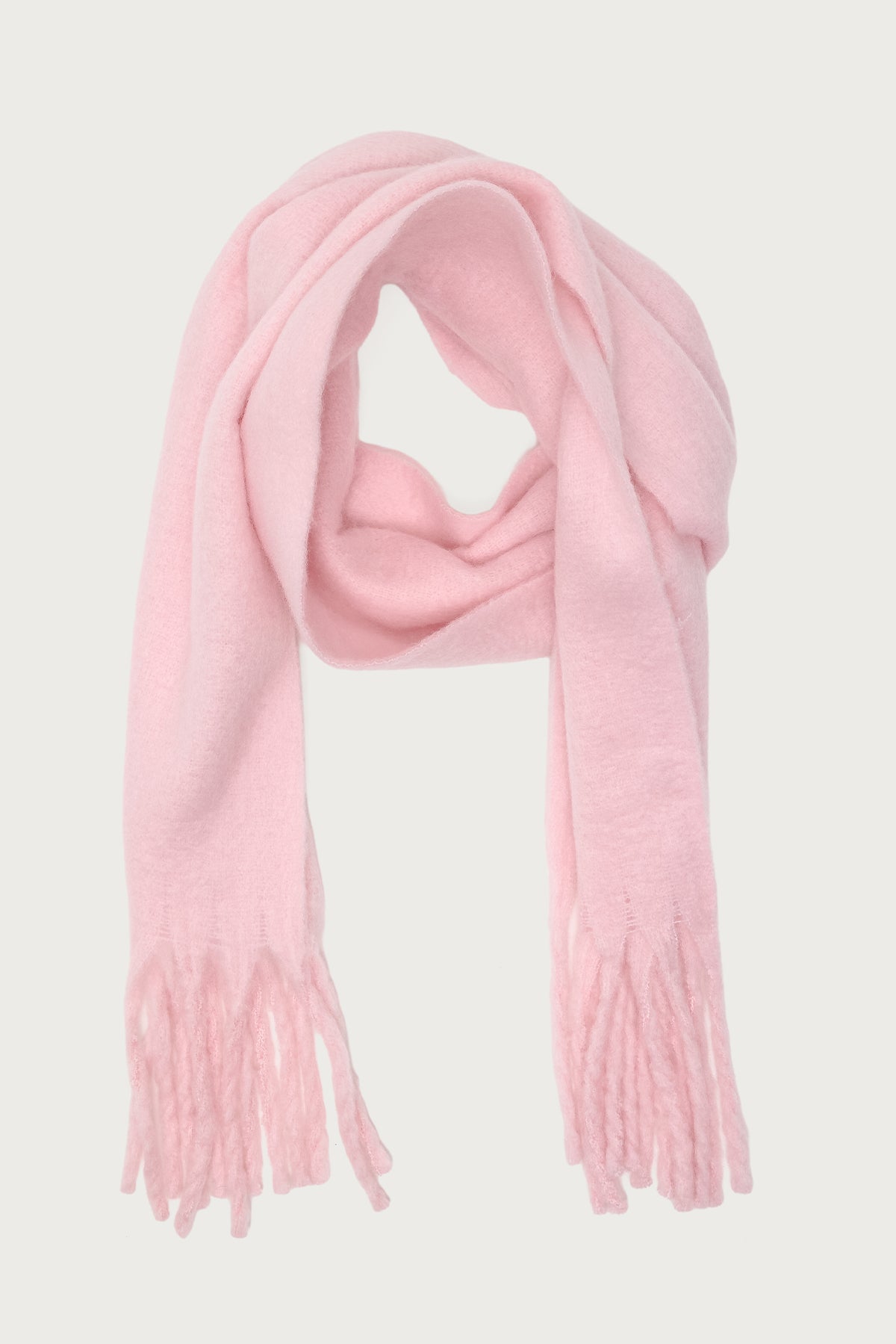 Fringed Chunky Scarf-Milans Time