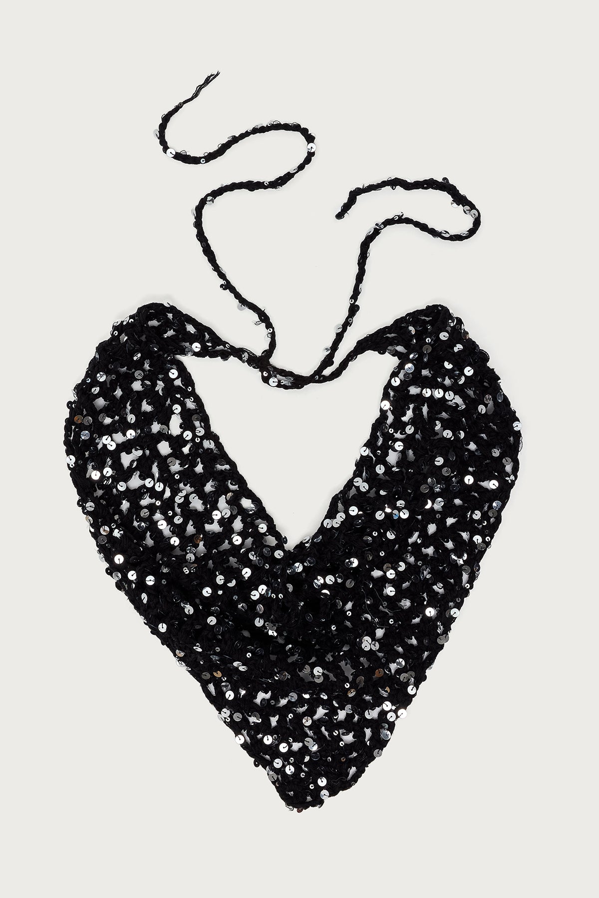 Sequin Crochet Waist Scarf-Milans Time