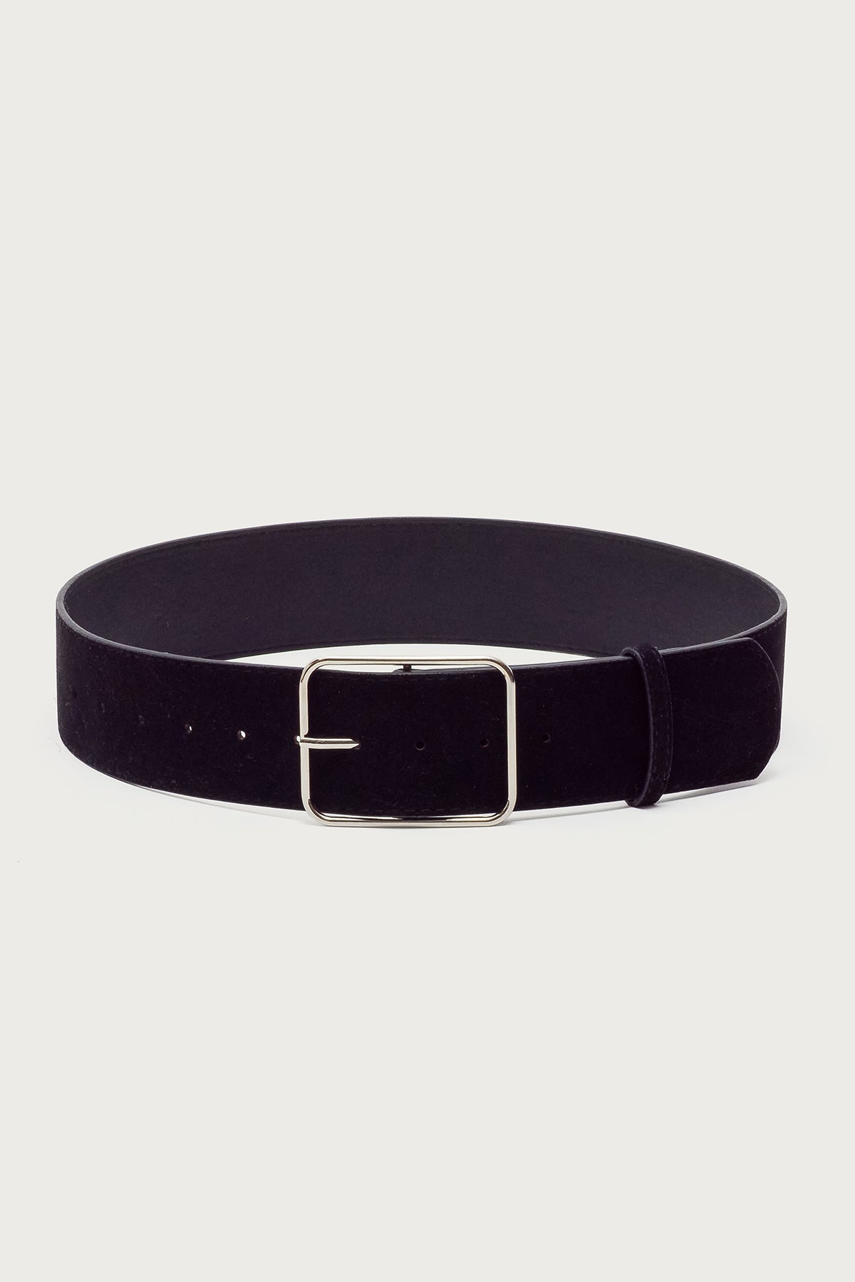 Chunky Faux Suede Belt-Milans Time