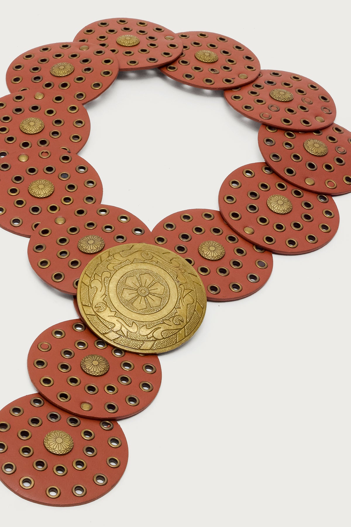 Faux Leather Western Disc Belt-Milans Time