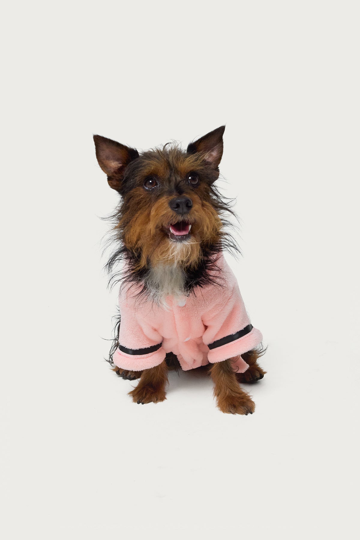 Snuggle Up Fuzzy Pet Robe-Milans Time