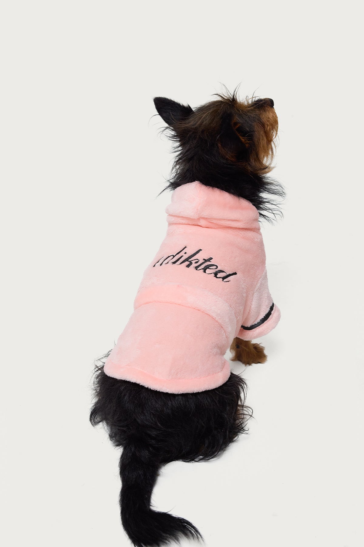 Snuggle Up Fuzzy Pet Robe-Milans Time
