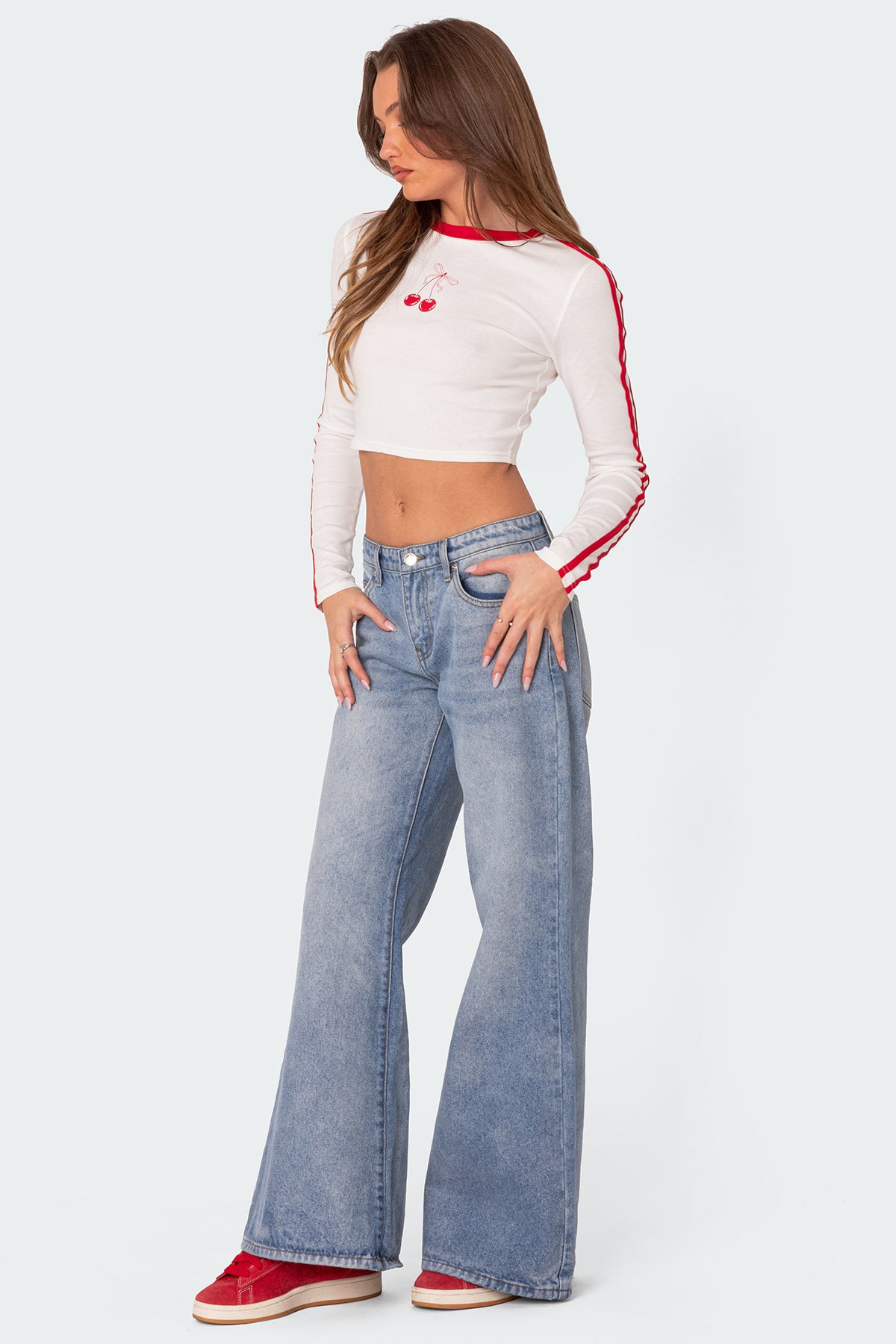 Low Rise Bootcut Jeans-Milans Time