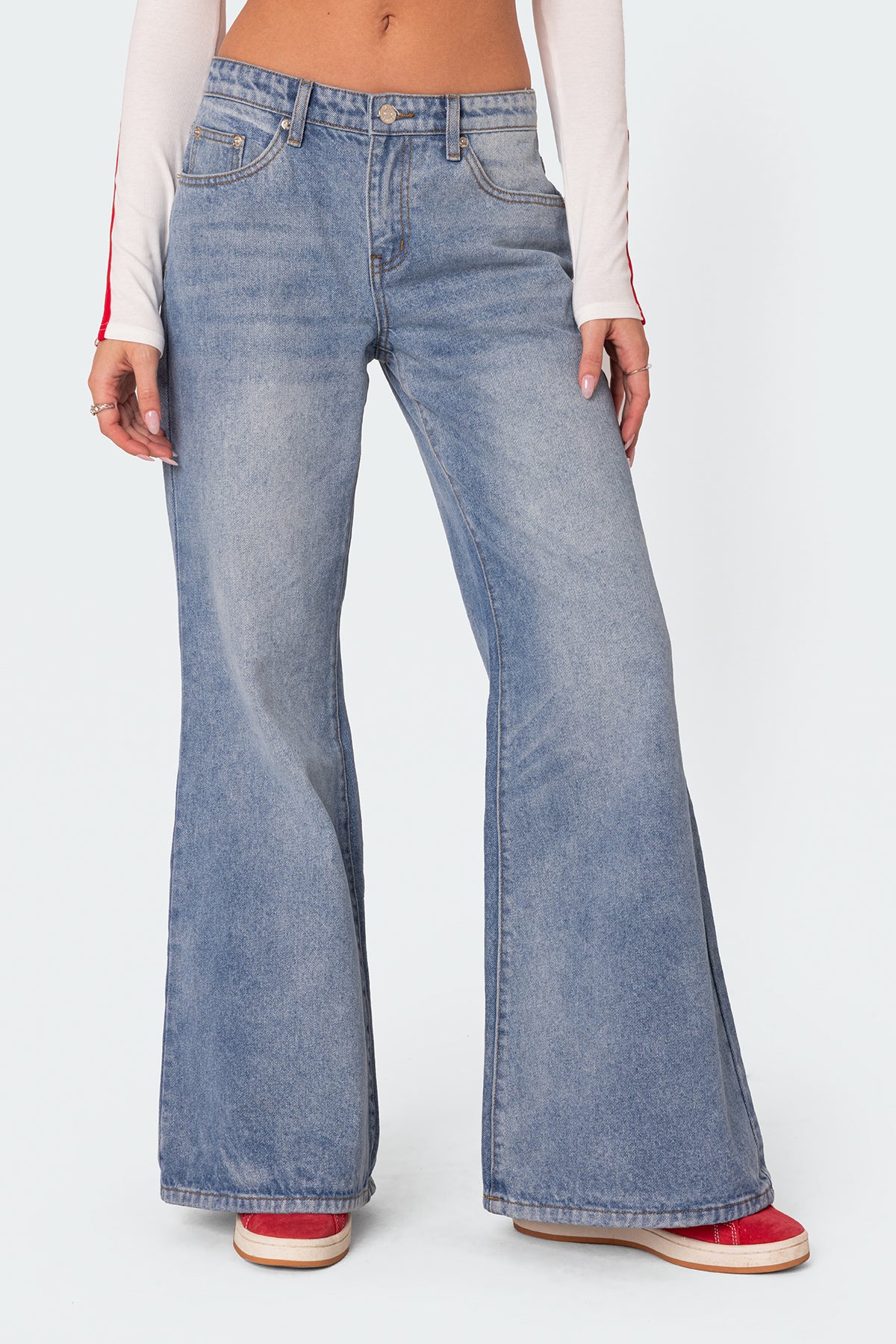 Low Rise Bootcut Jeans-Milans Time