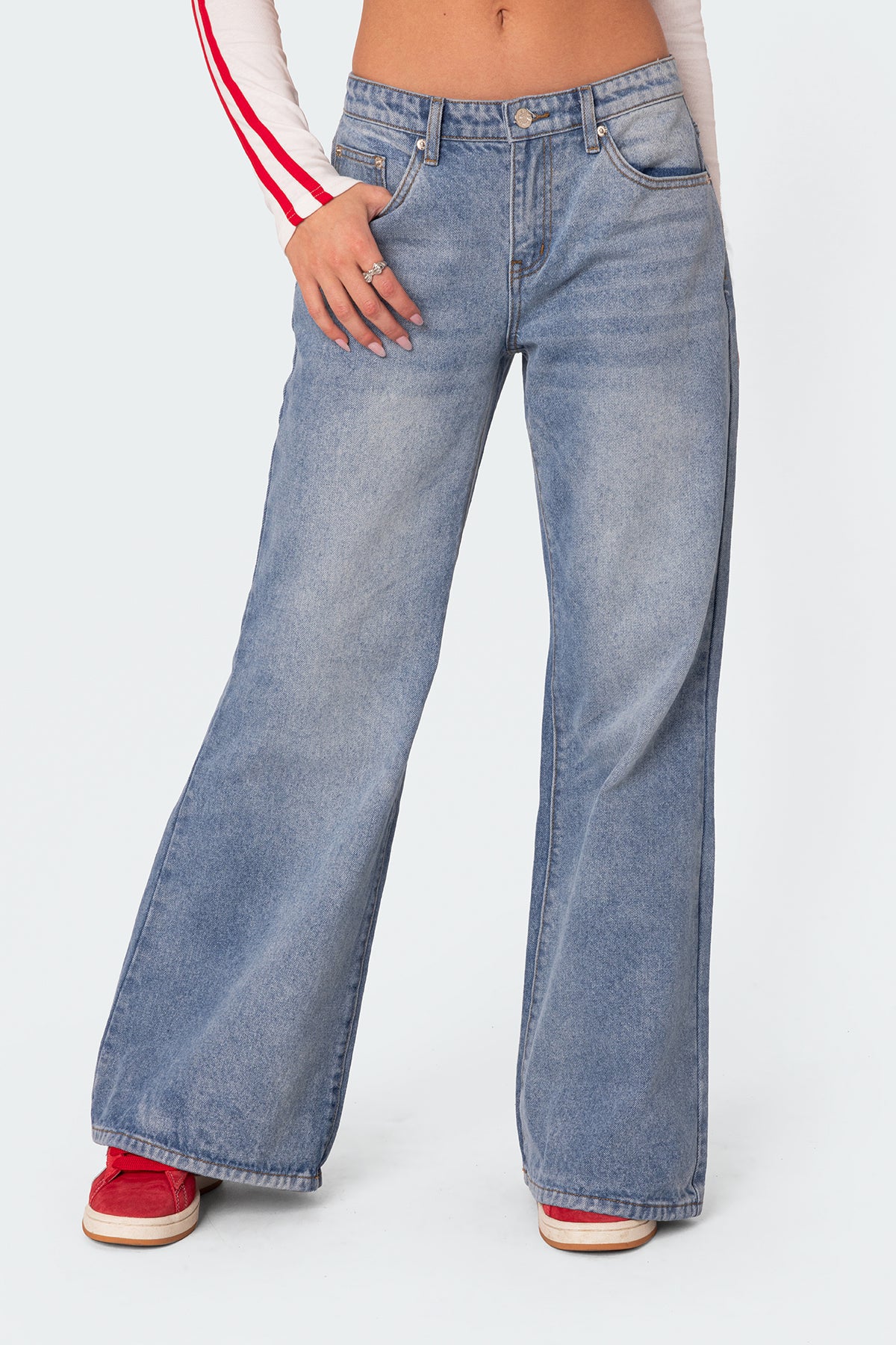 Low Rise Bootcut Jeans-Milans Time