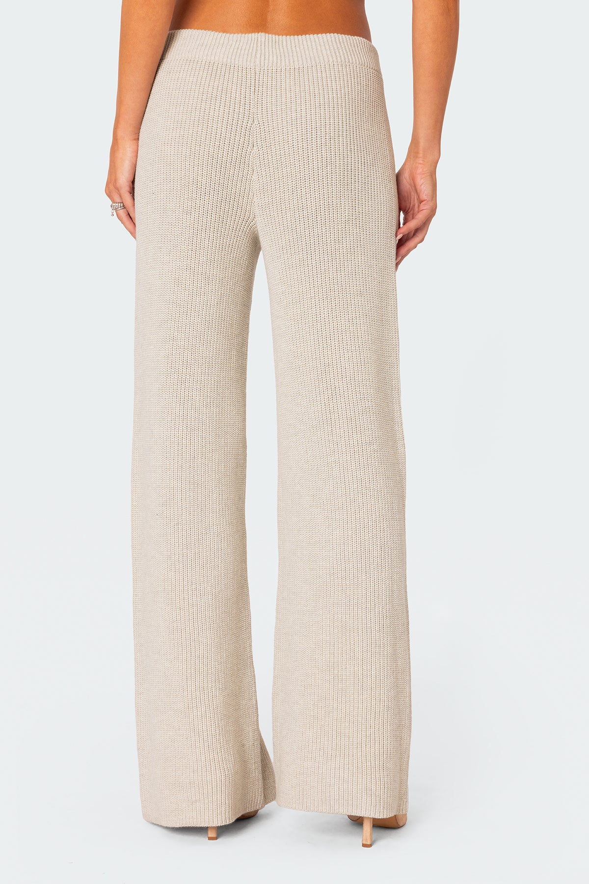 Sunday Straight Leg Knit Pants-Milans Time