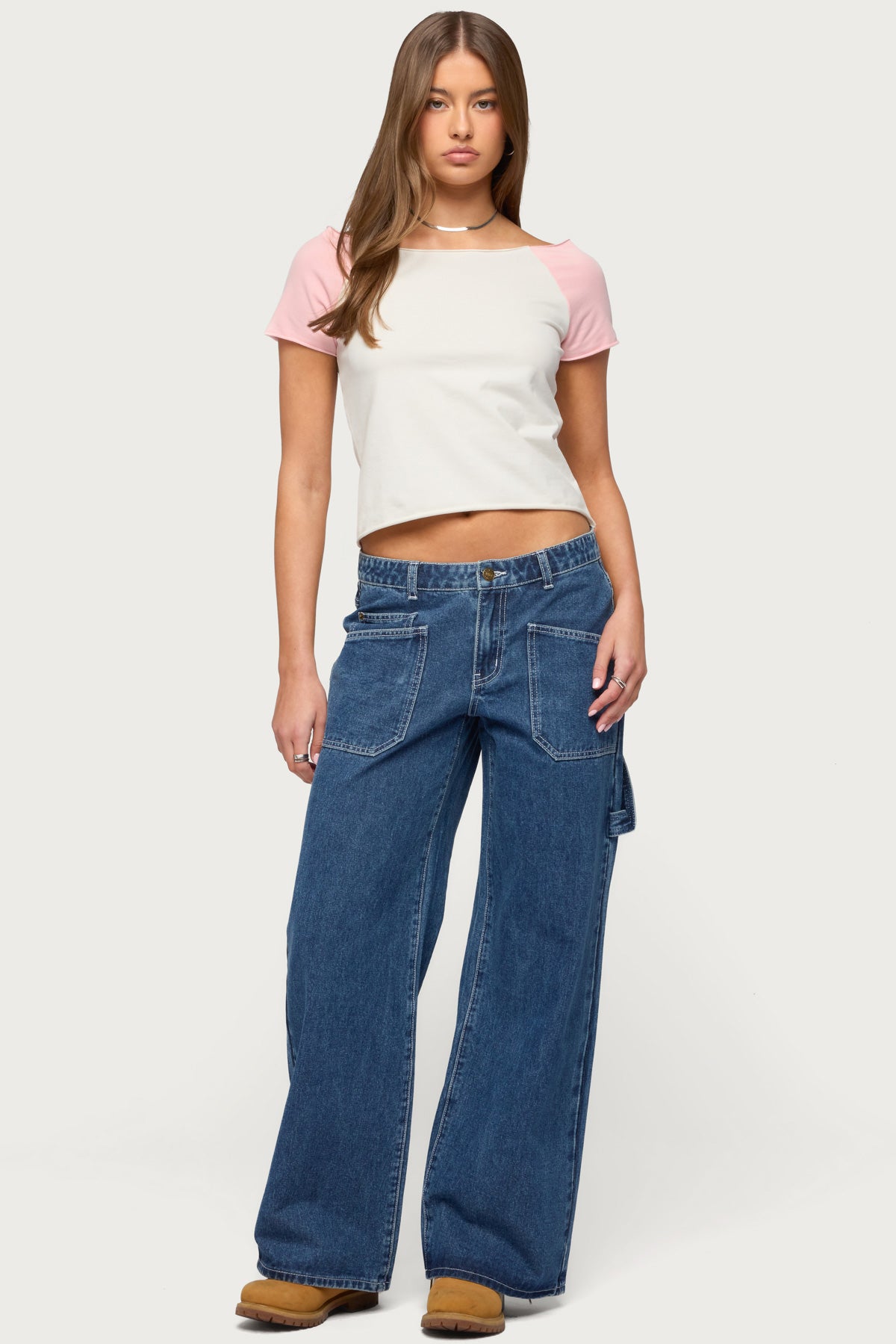 Liva Contrast Raglan T Shirt-Milans Time