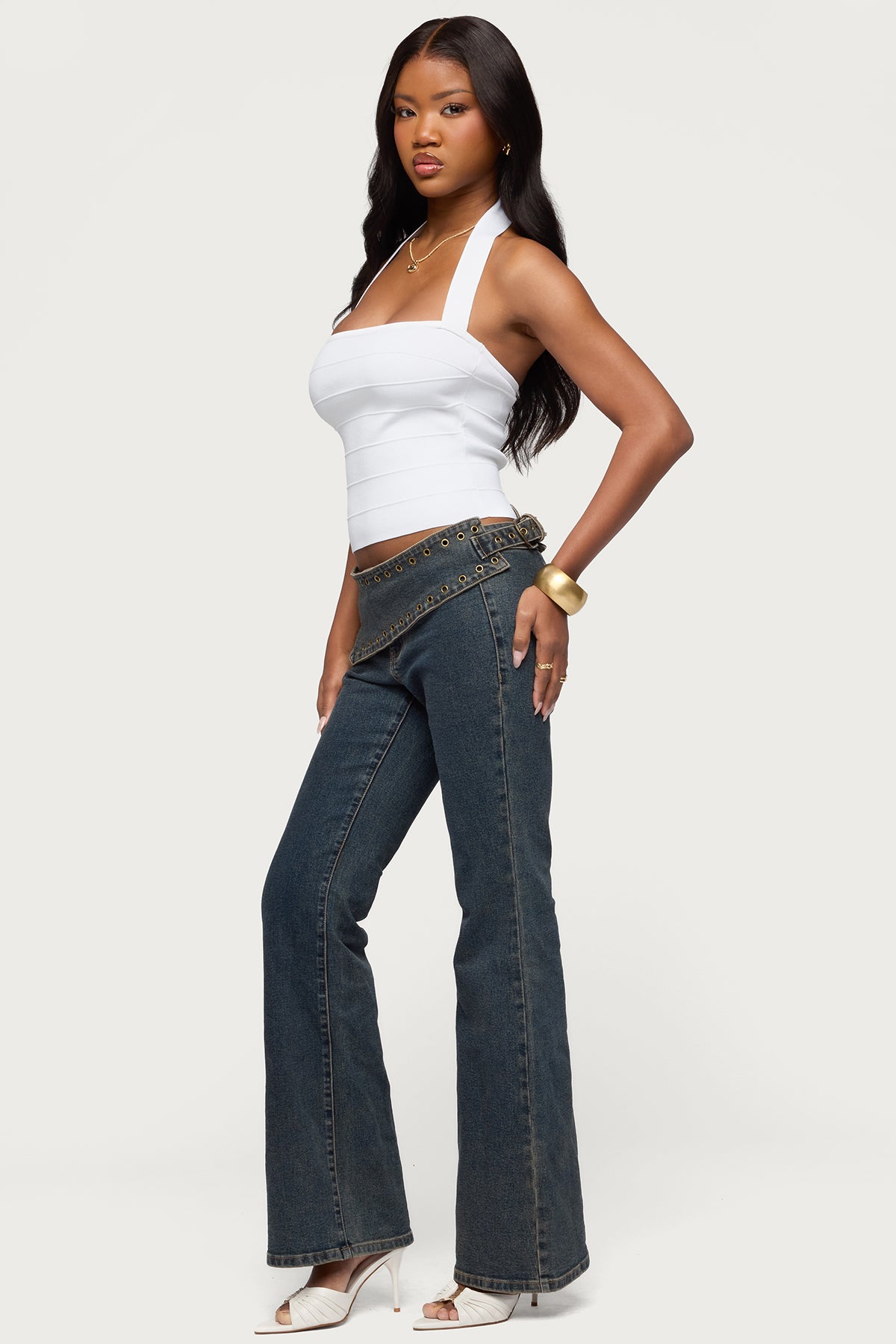 Esmerela Bandage Halter Top-Milans Time