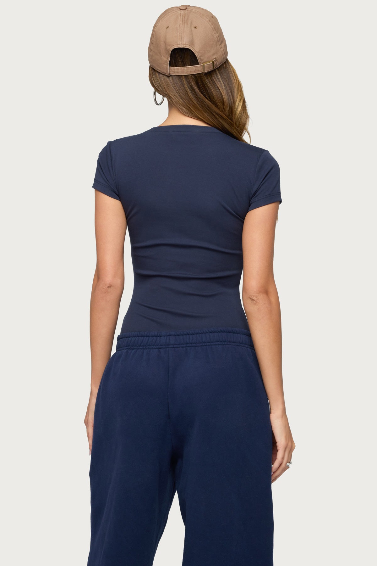 Adley Fitted Bodysuit-Milans Time