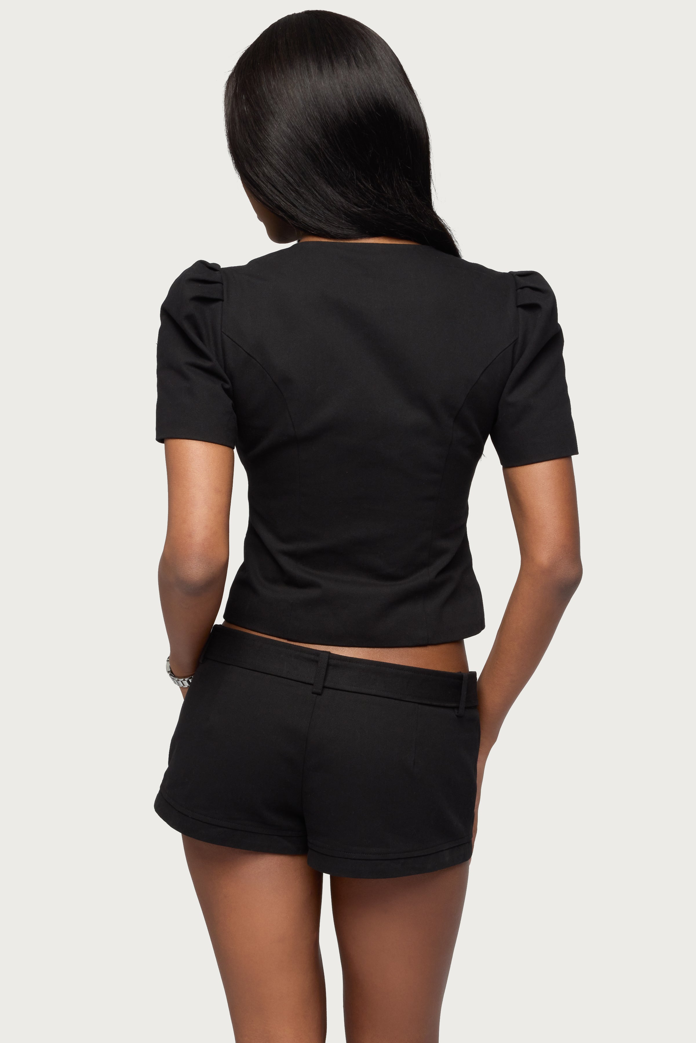 Thea Twill Button Up Top-Milans Time