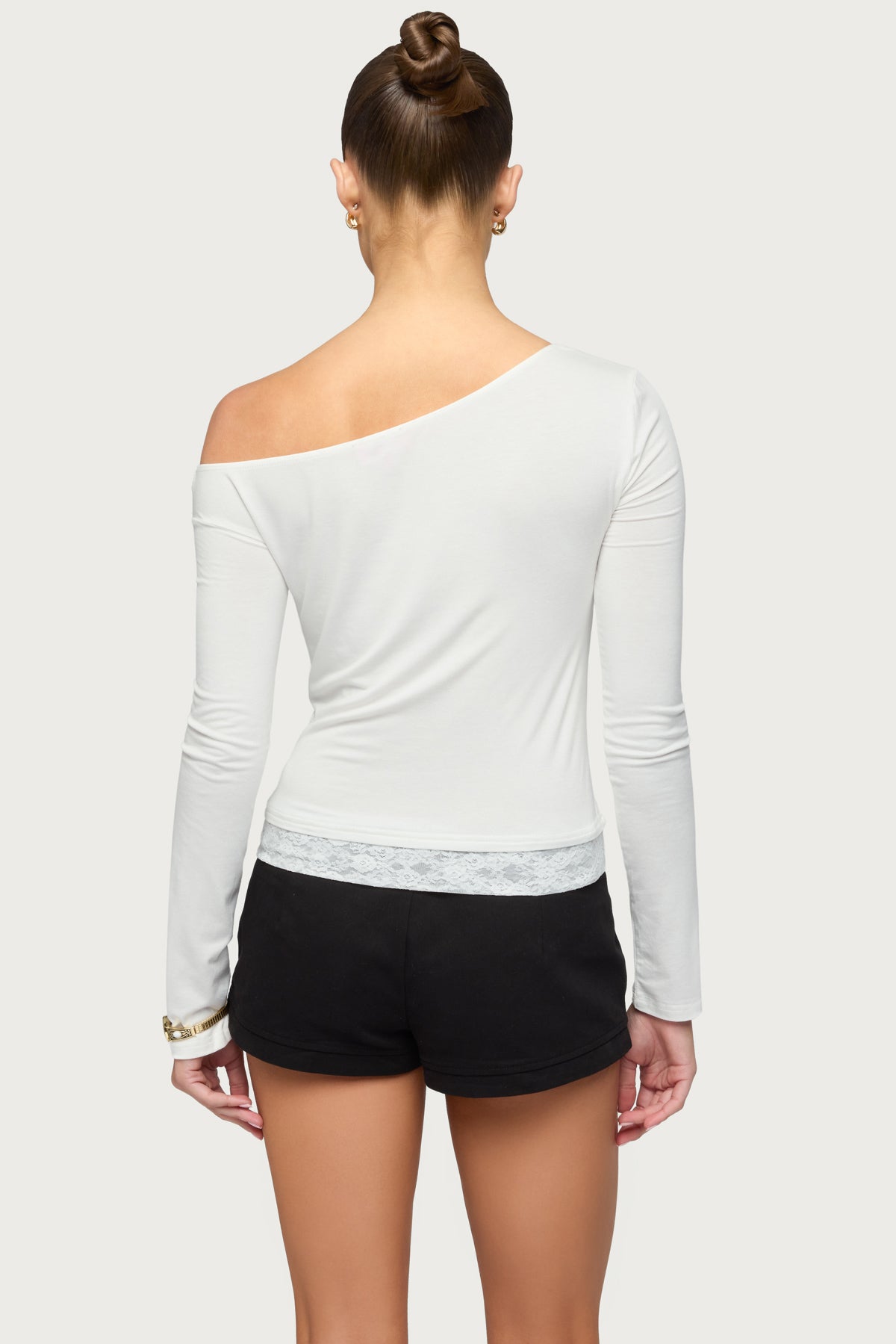 Layered Lacey Off Shoulder Top-Milans Time