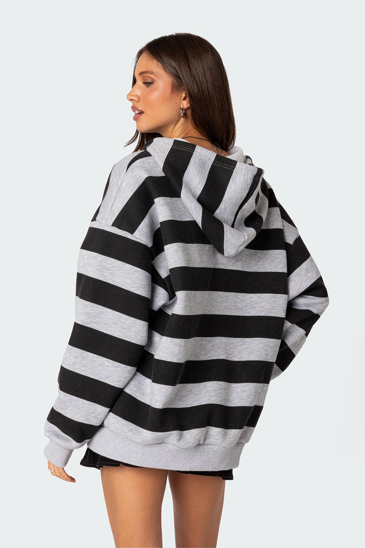 Maritza Oversized Zip Up Hoodie-Milans Time