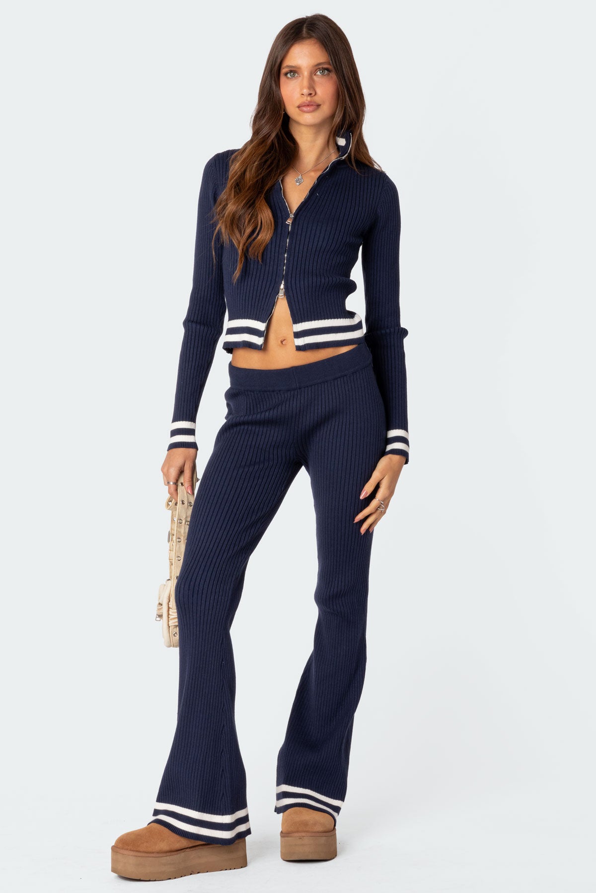 Pluto Ribbed Cardigan-Milans Time