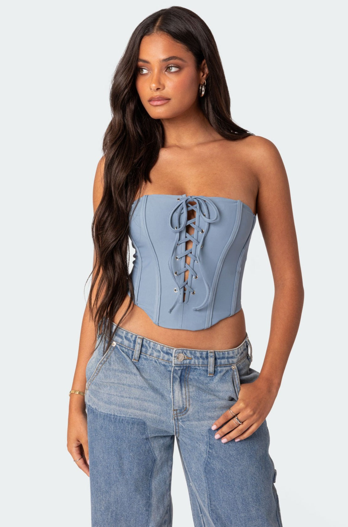 Kilah Lace Up Corset-Milans Time