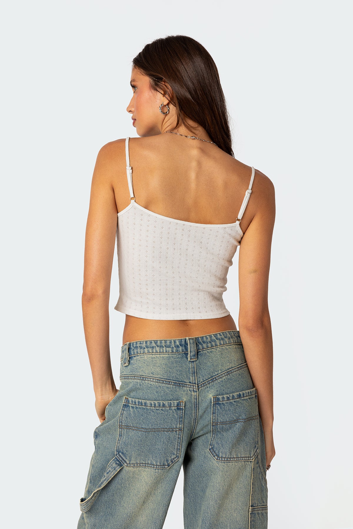 Divine Hearts Pointelle Tank Top-Milans Time