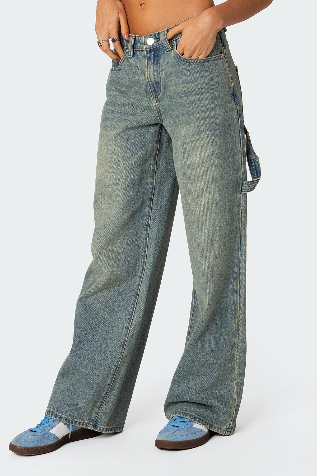 Carpenter Low Rise Baggy Jeans-Milans Time