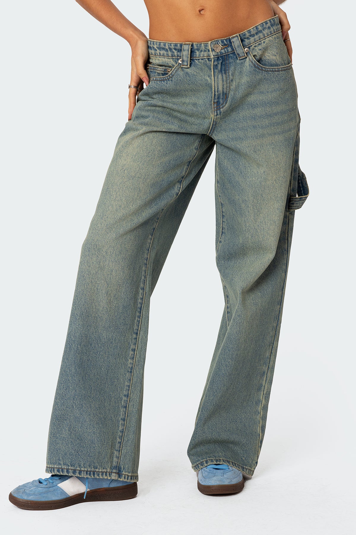 Carpenter Low Rise Baggy Jeans-Milans Time