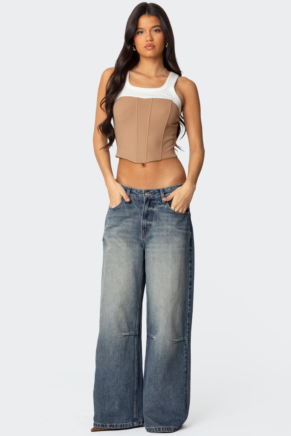 Ila Contrast Layered Corset-Milans Time