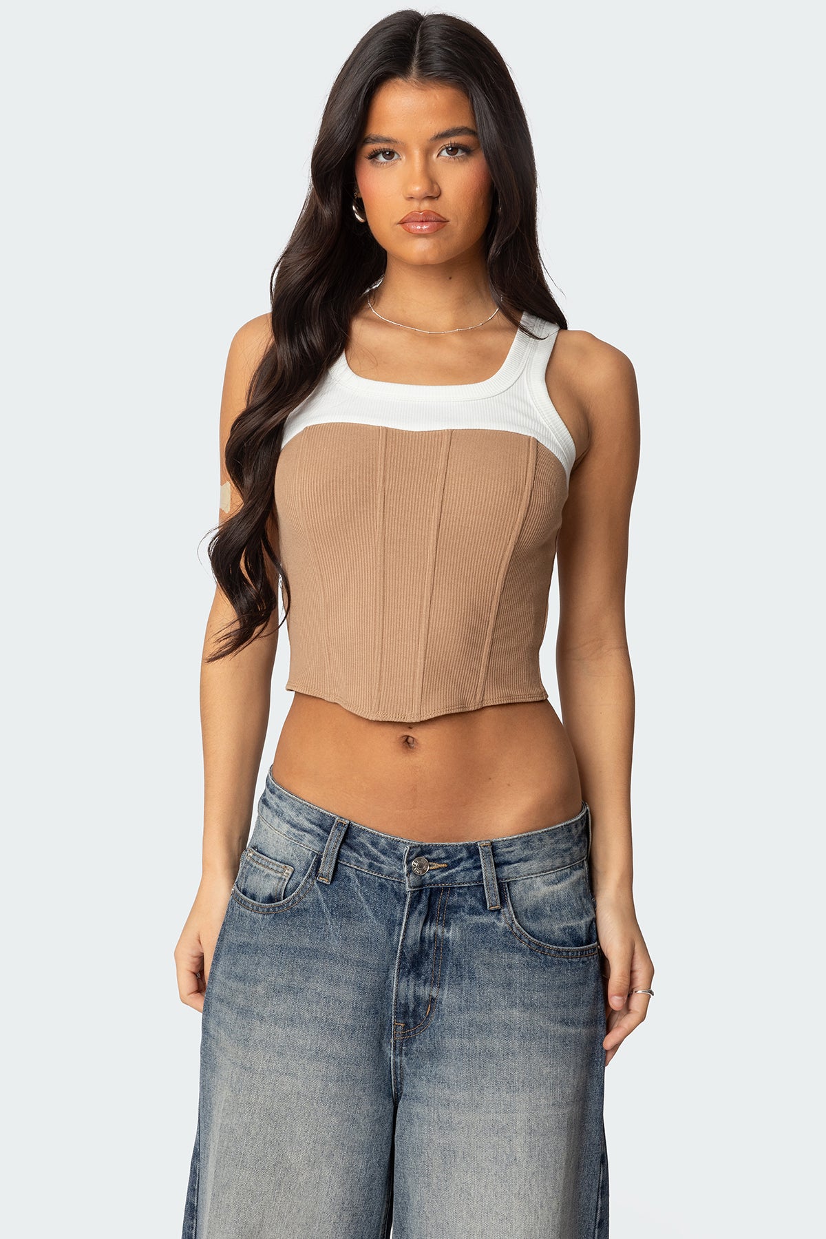 Ila Contrast Layered Corset-Milans Time