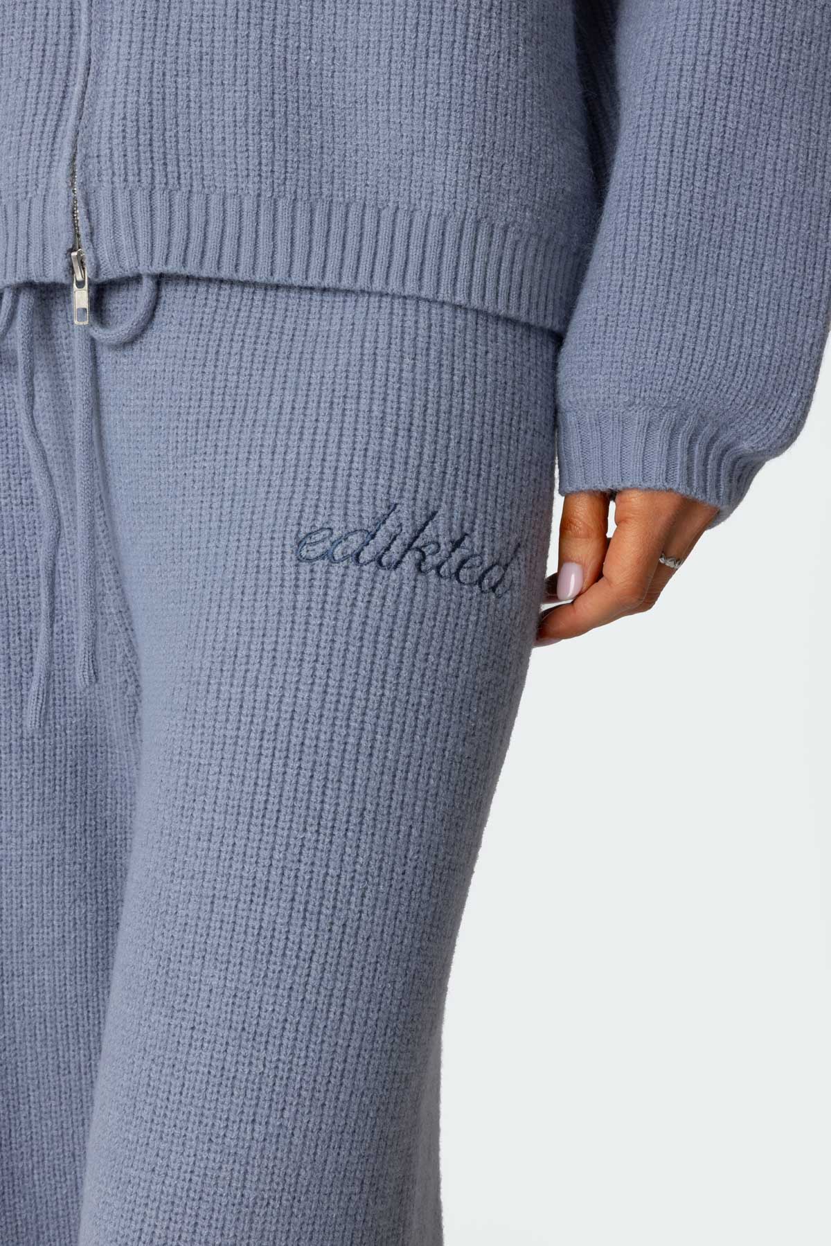 Kris Ribbed Knit Sweatpants-Milans Time