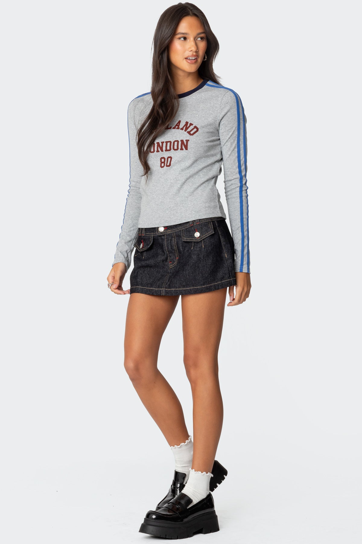 UK Contrast Stripe T Shirt-Milans Time