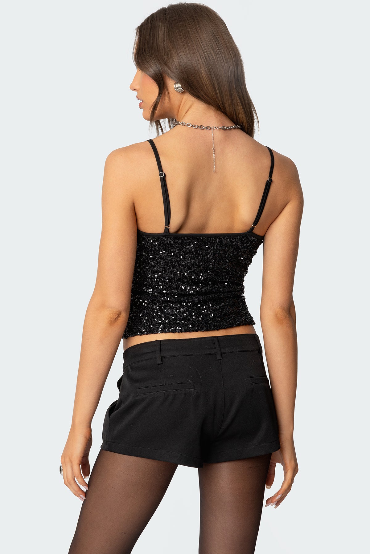 Celene Sequin Tank Top-Milans Time