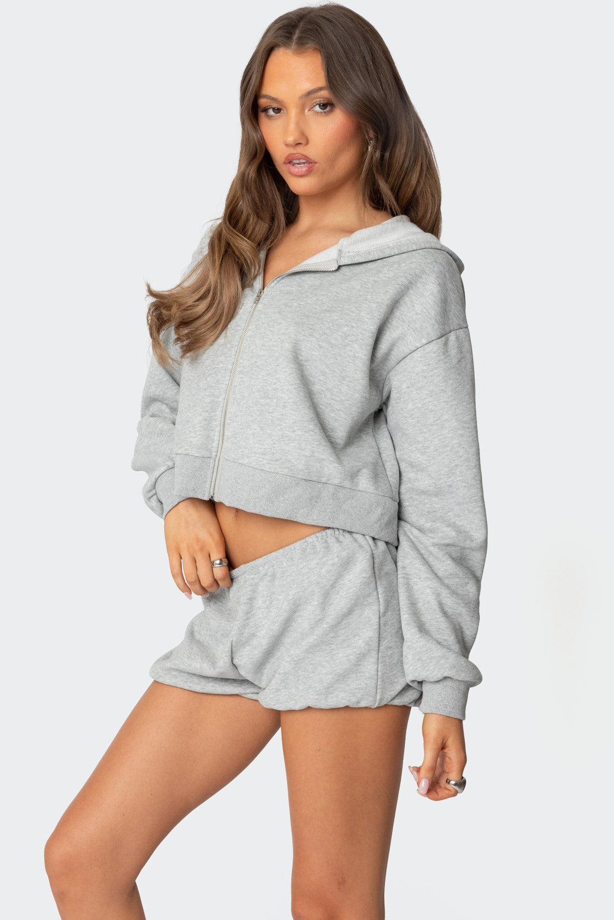 Robina Zip Up Hoodie-Milans Time