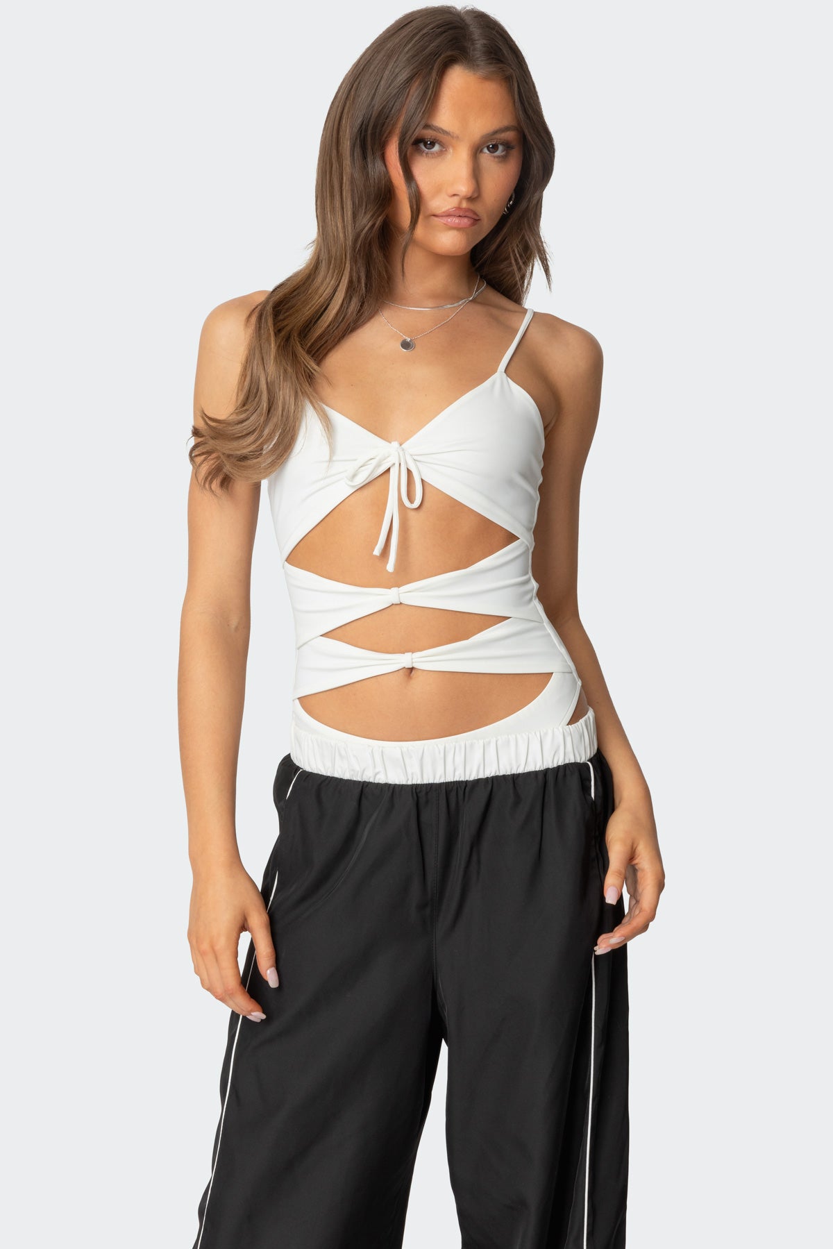 Serene Cut Out Bodysuit-Milans Time