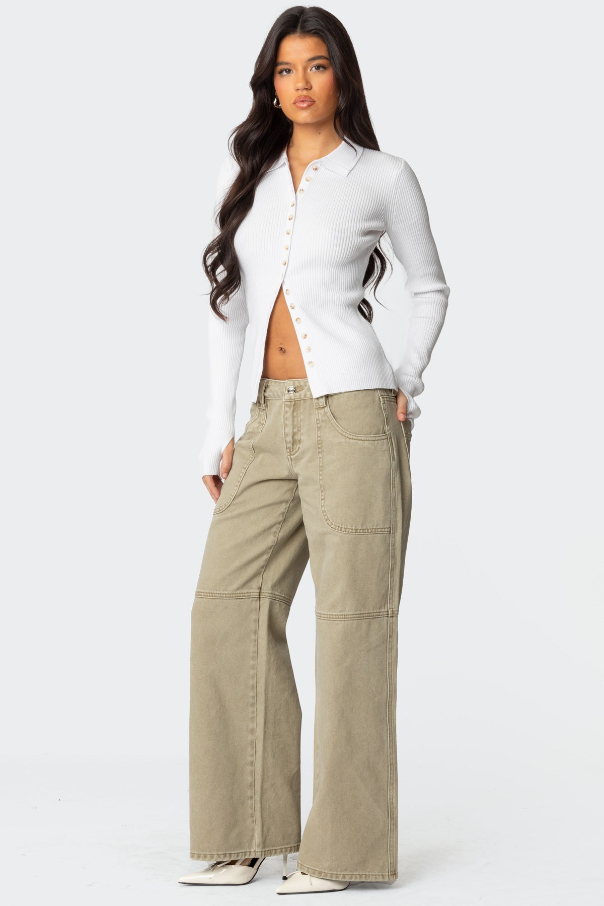 Mirielle Ribbed Knit Cardigan-Milans Time