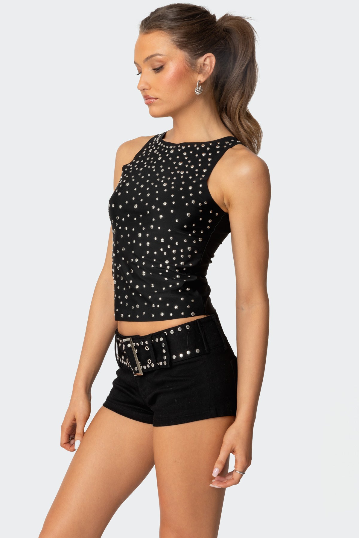 Alexandra Studded Top-Milans Time