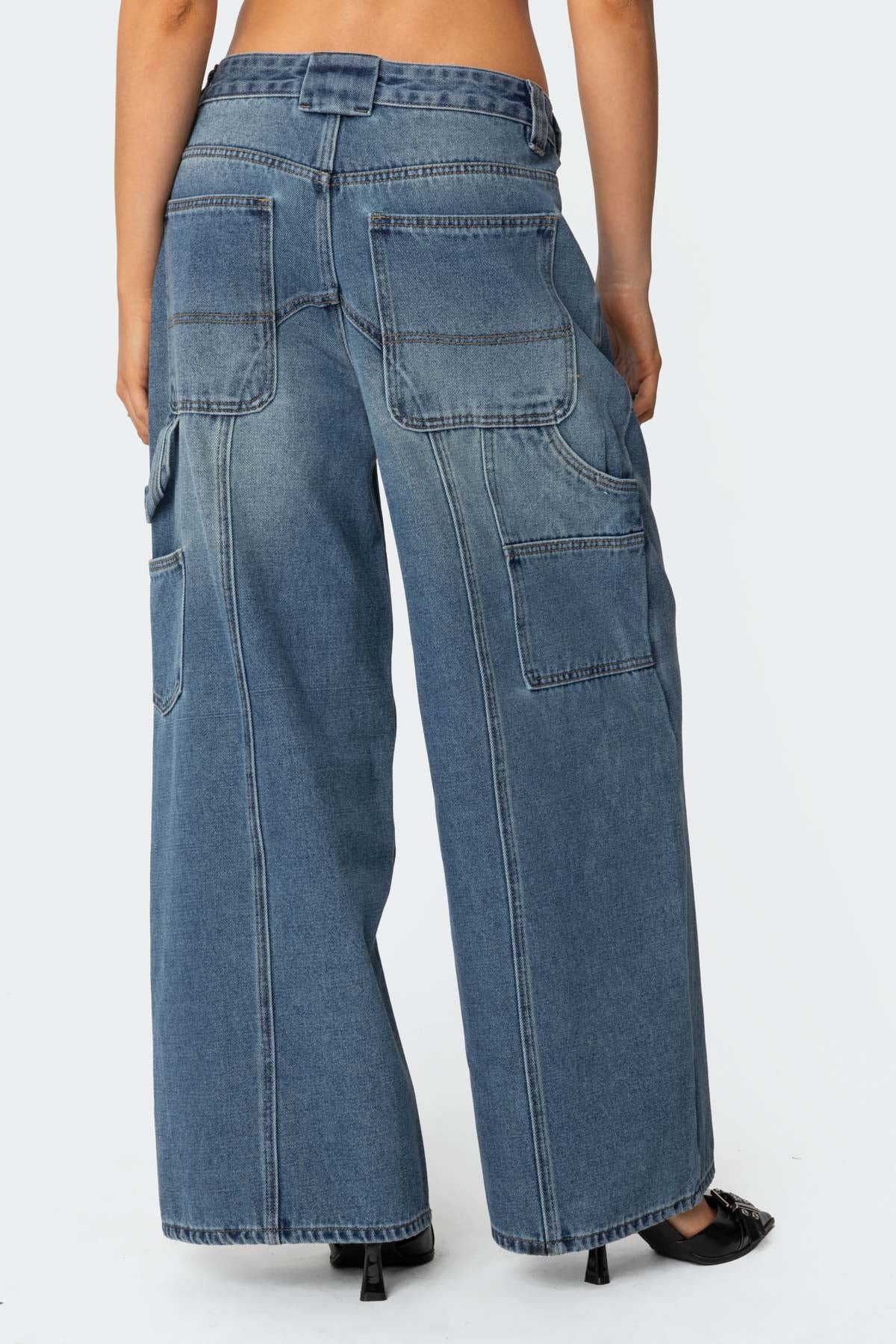 Tal Low Rise Baggy Carpenter Jeans-Milans Time