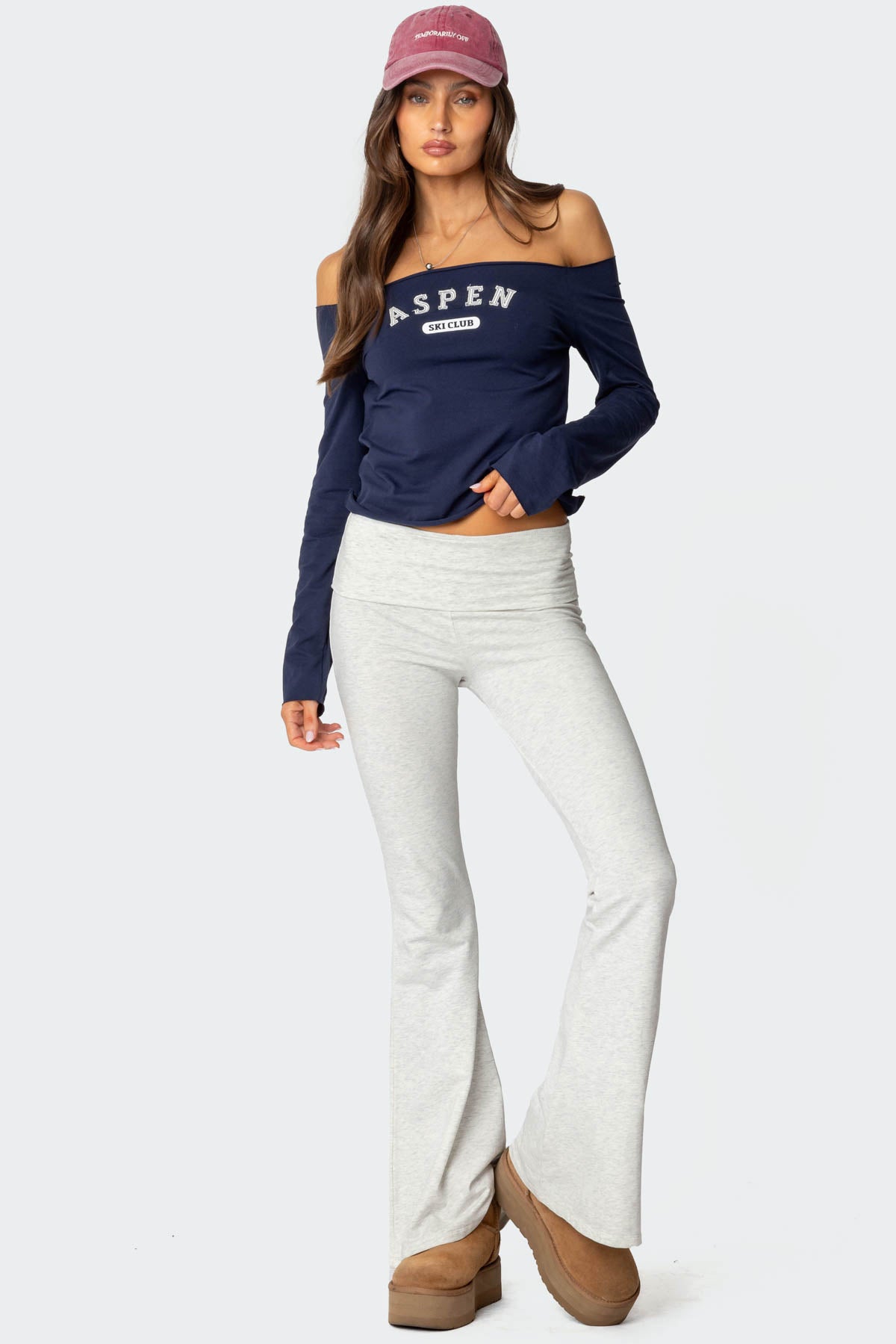 Aspen Ski Club Off Shoulder Top-Milans Time