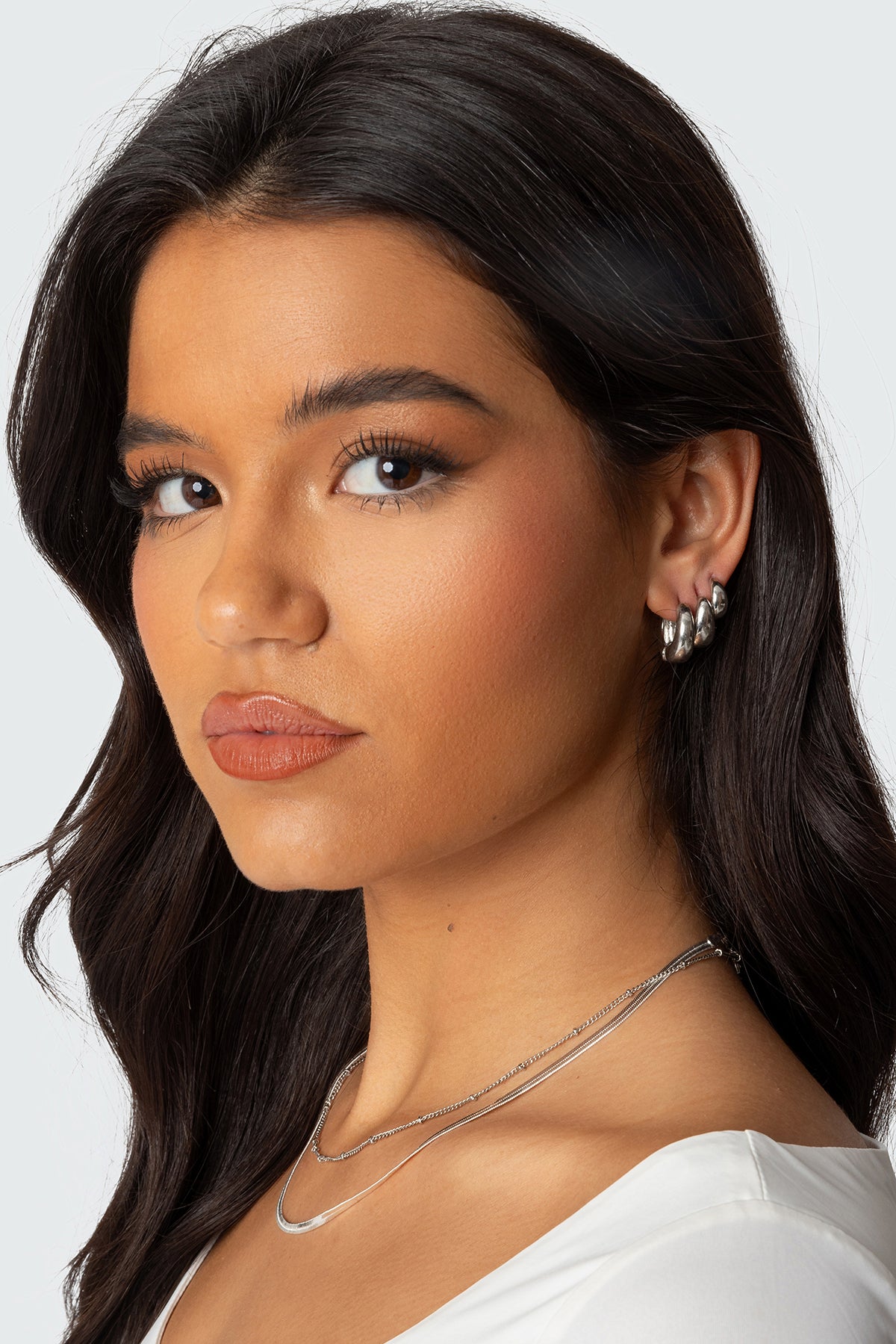 Chunky Hoop Earring Set-Milans Time