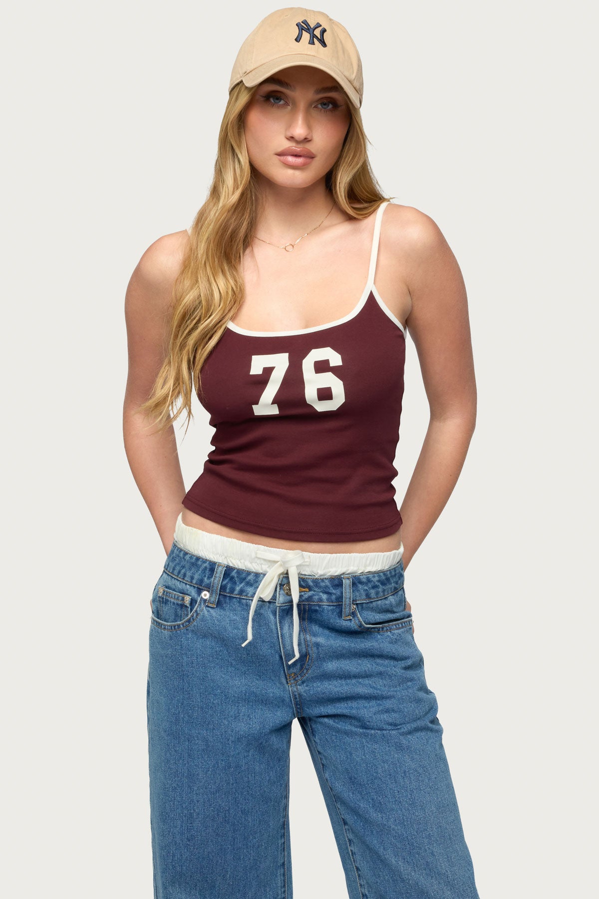 76 Contrast Tank Top-Milans Time
