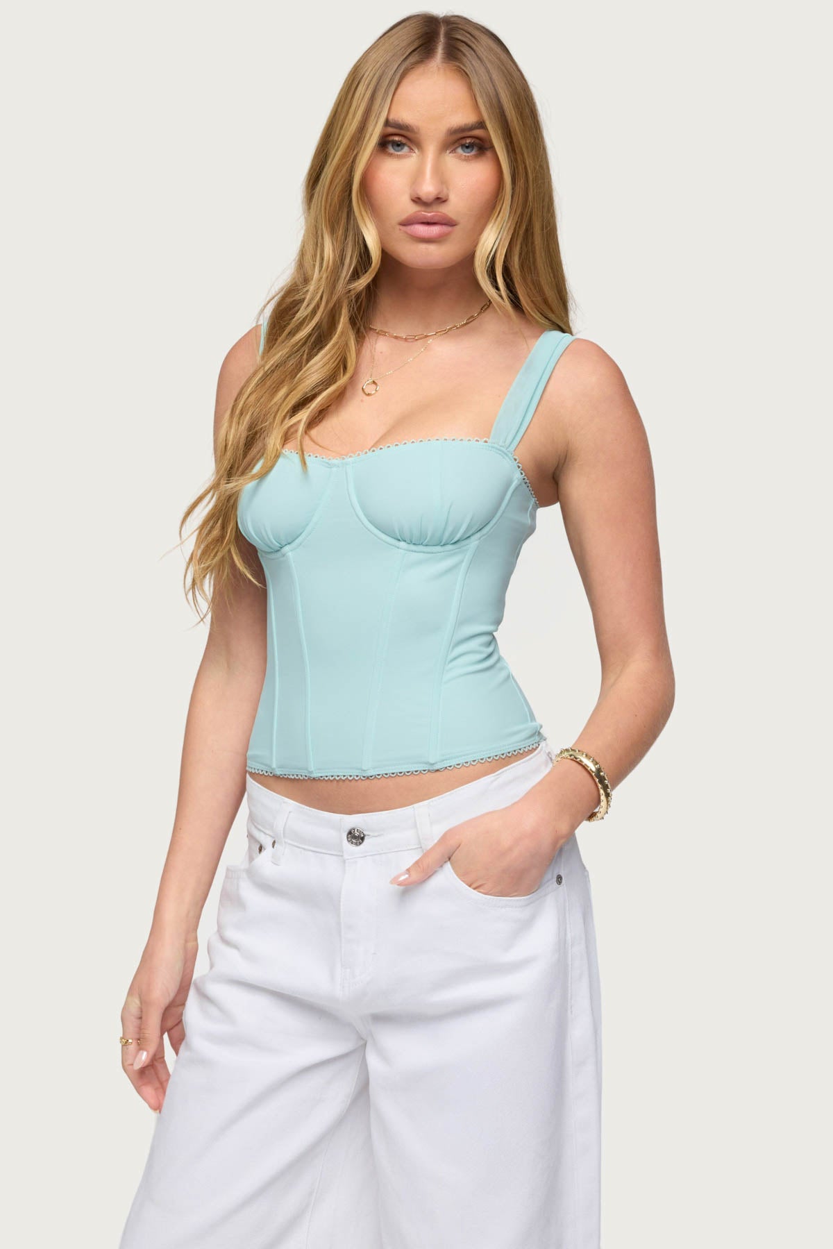 Marcella Wide Strap Corset-Milans Time