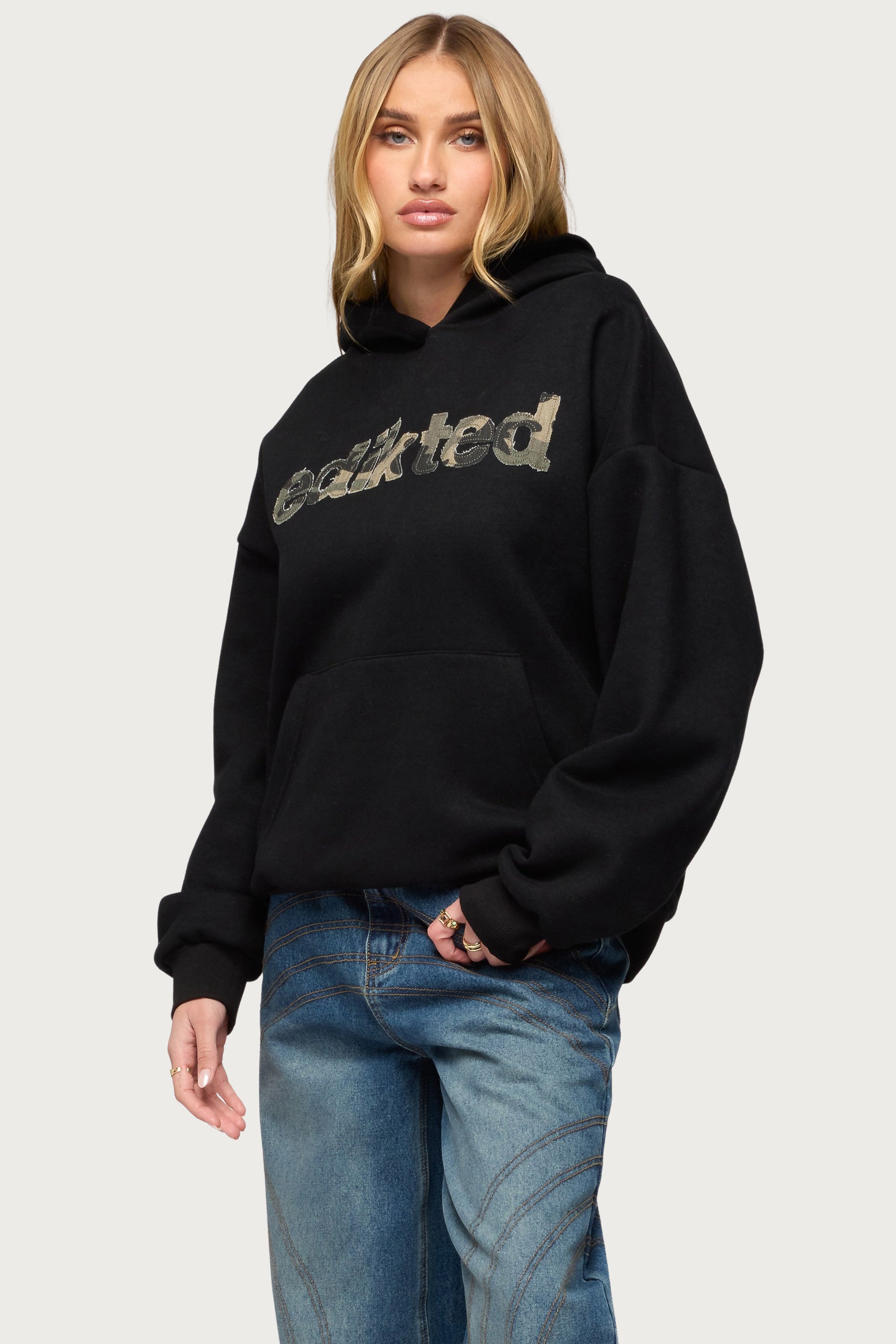 Camo Cutie Milans Time Oversized Hoodie-Milans Time