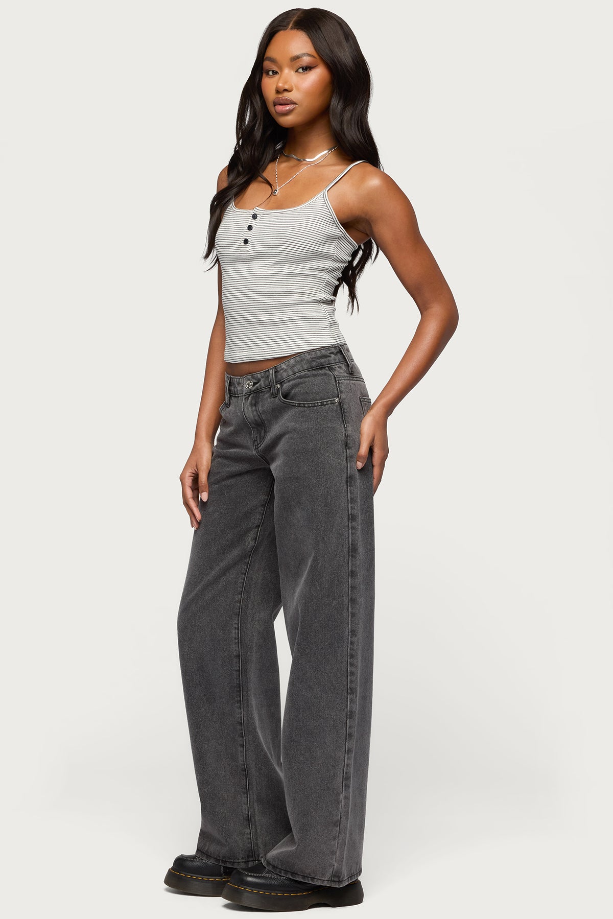 Tall Raelynn Washed Low Rise Baggy Jeans-Milans Time