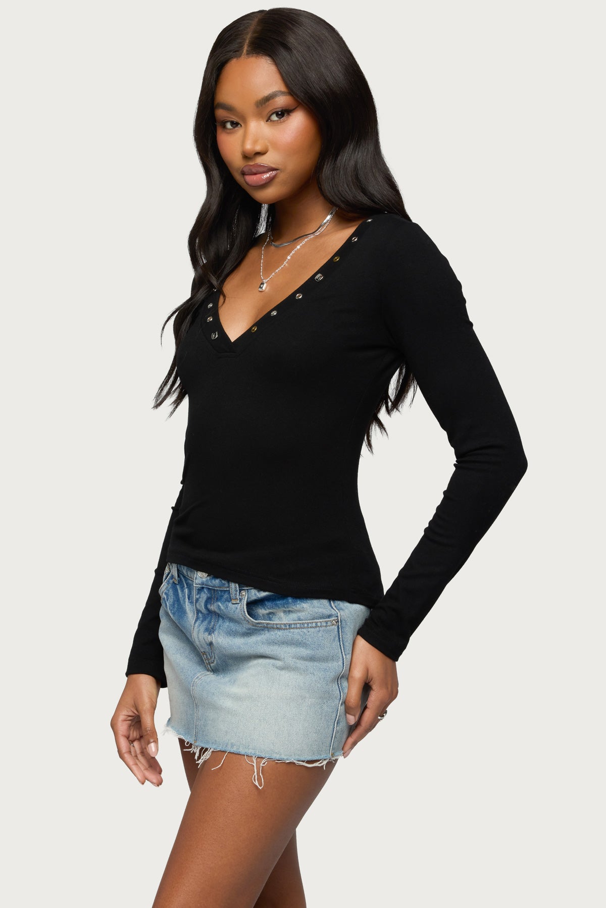 Rossie Stud & Button Top-Milans Time