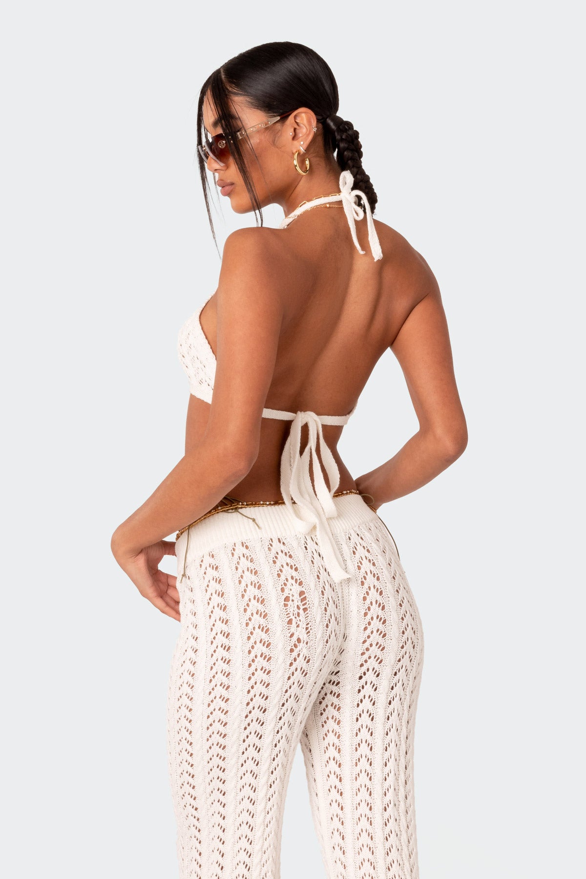 Hazel Crochet Bra Top-Milans Time
