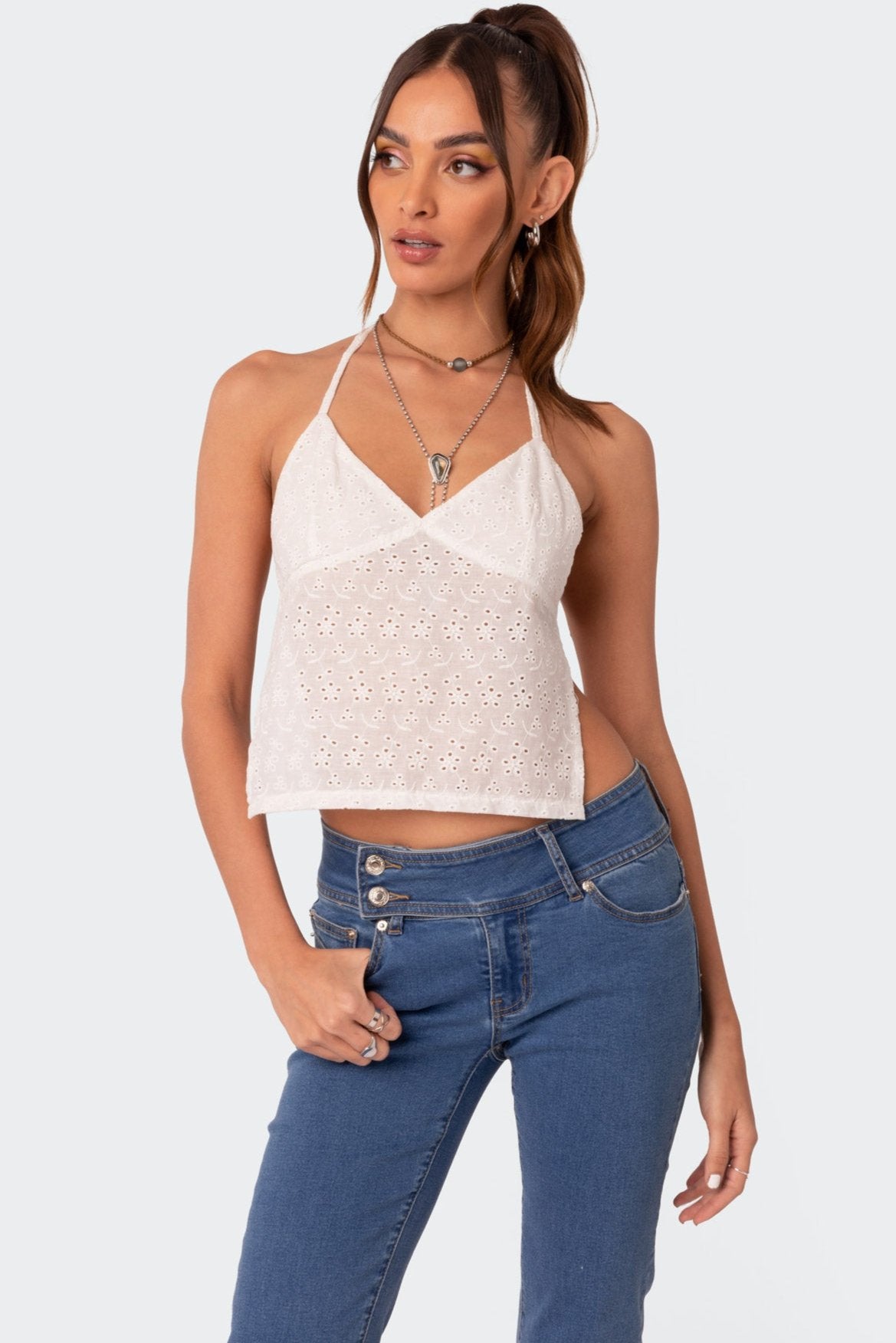 Courtney Lacey Open Back Top-Milans Time