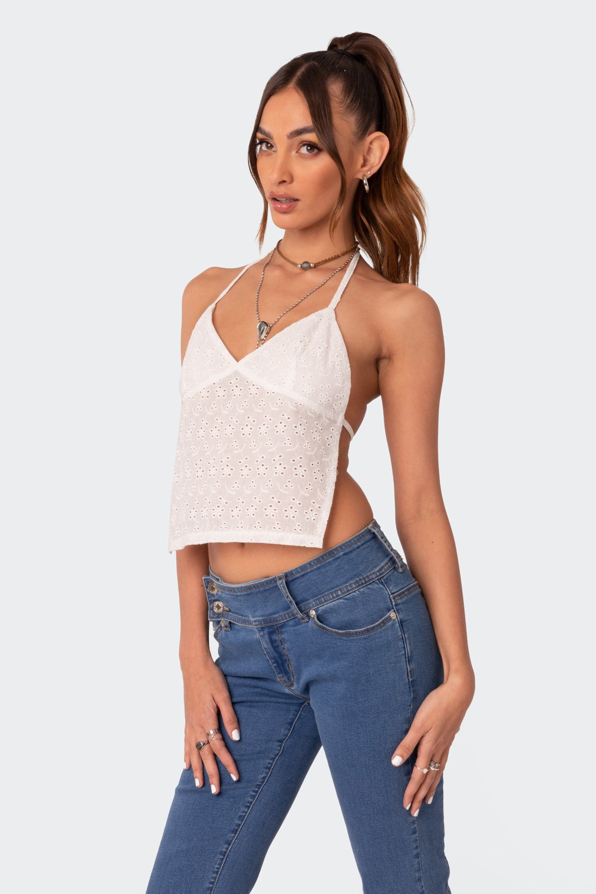 Courtney Lacey Open Back Top-Milans Time