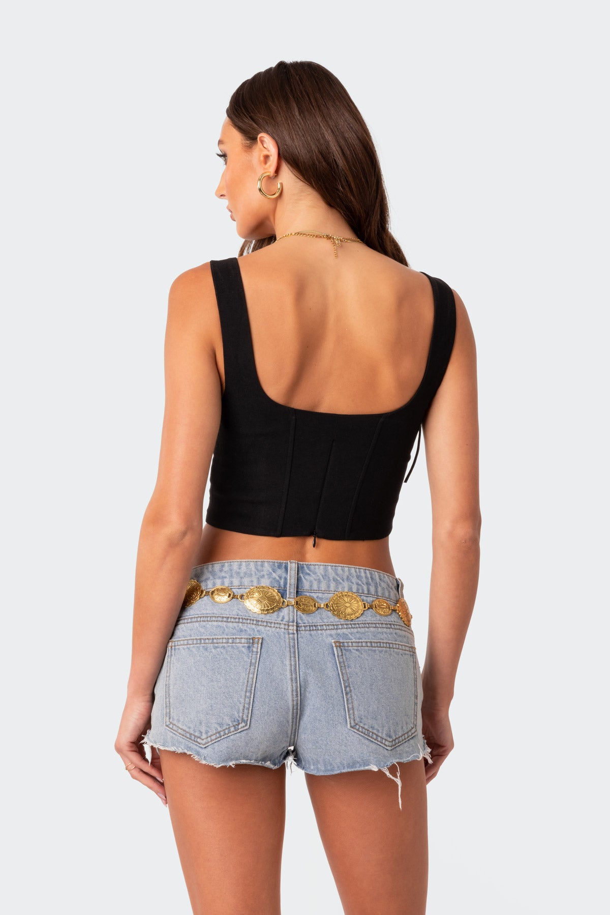 Genevive Woven Stretch Corset-Milans Time