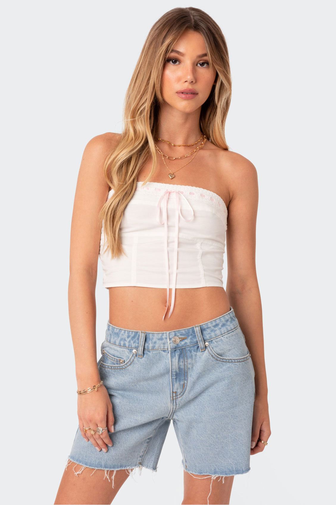 Poplin Bustier Top-Milans Time