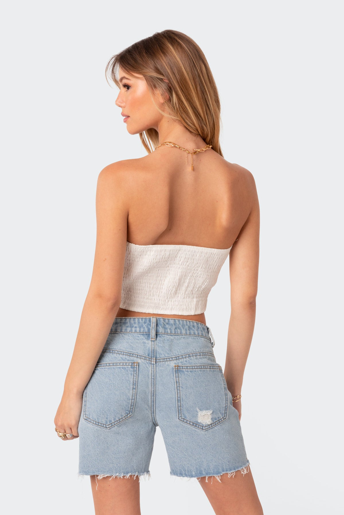 Poplin Bustier Top-Milans Time