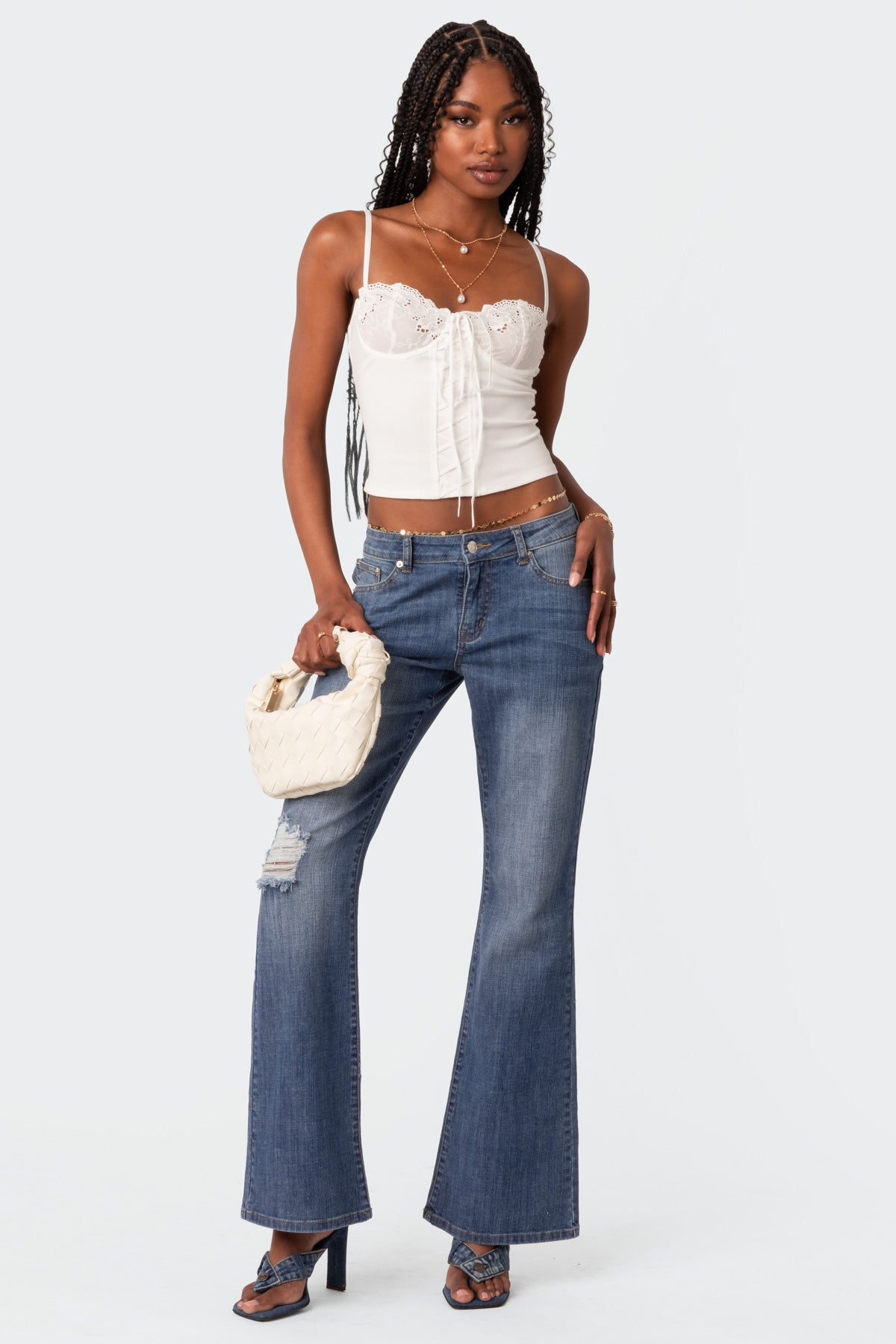 Fairygirl Cupped Lace Up Corset-Milans Time