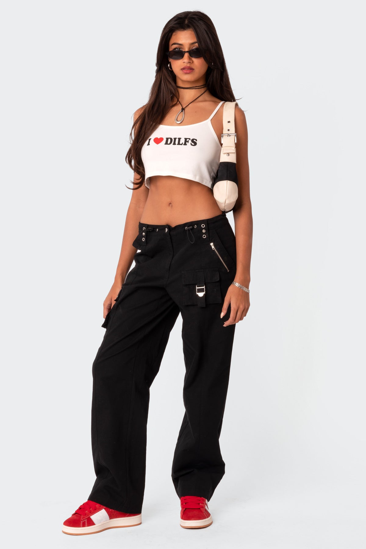 Saphire Low Rise Cargo Pants-Milans Time