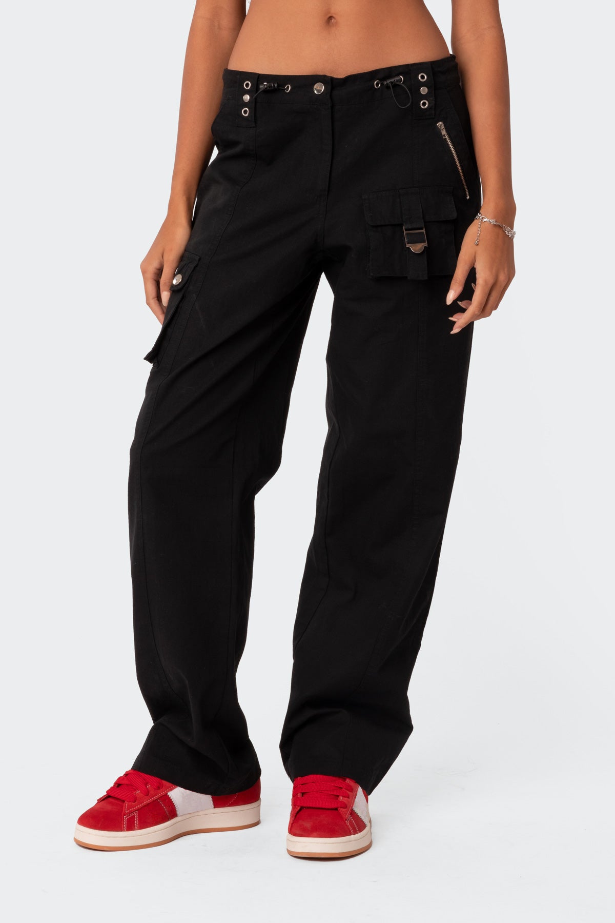 Saphire Low Rise Cargo Pants-Milans Time